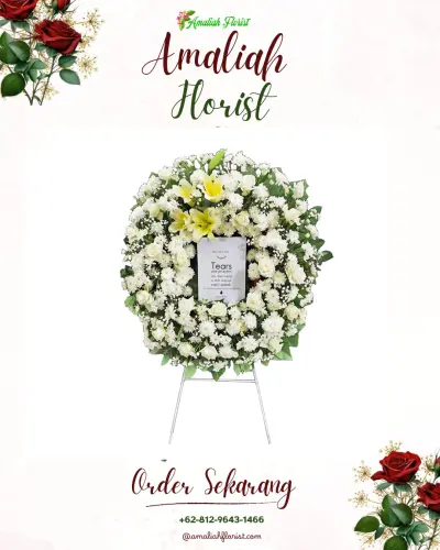 Krans Bunga Duka Cita di Temuwuh