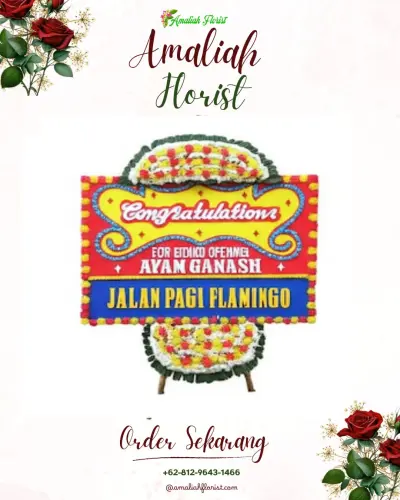 Bunga Papan Congratulation di Temuwuh